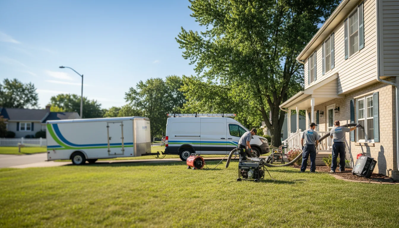 Flooded Basement Restoration And Cleanup With Repair in Prescott, KS near me